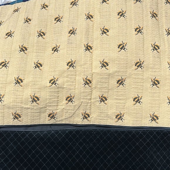 Vintage Nordic House Designs 90s Floral Plaid Velvet Hanging Garment Luggage Bag - Picture 16 of 16